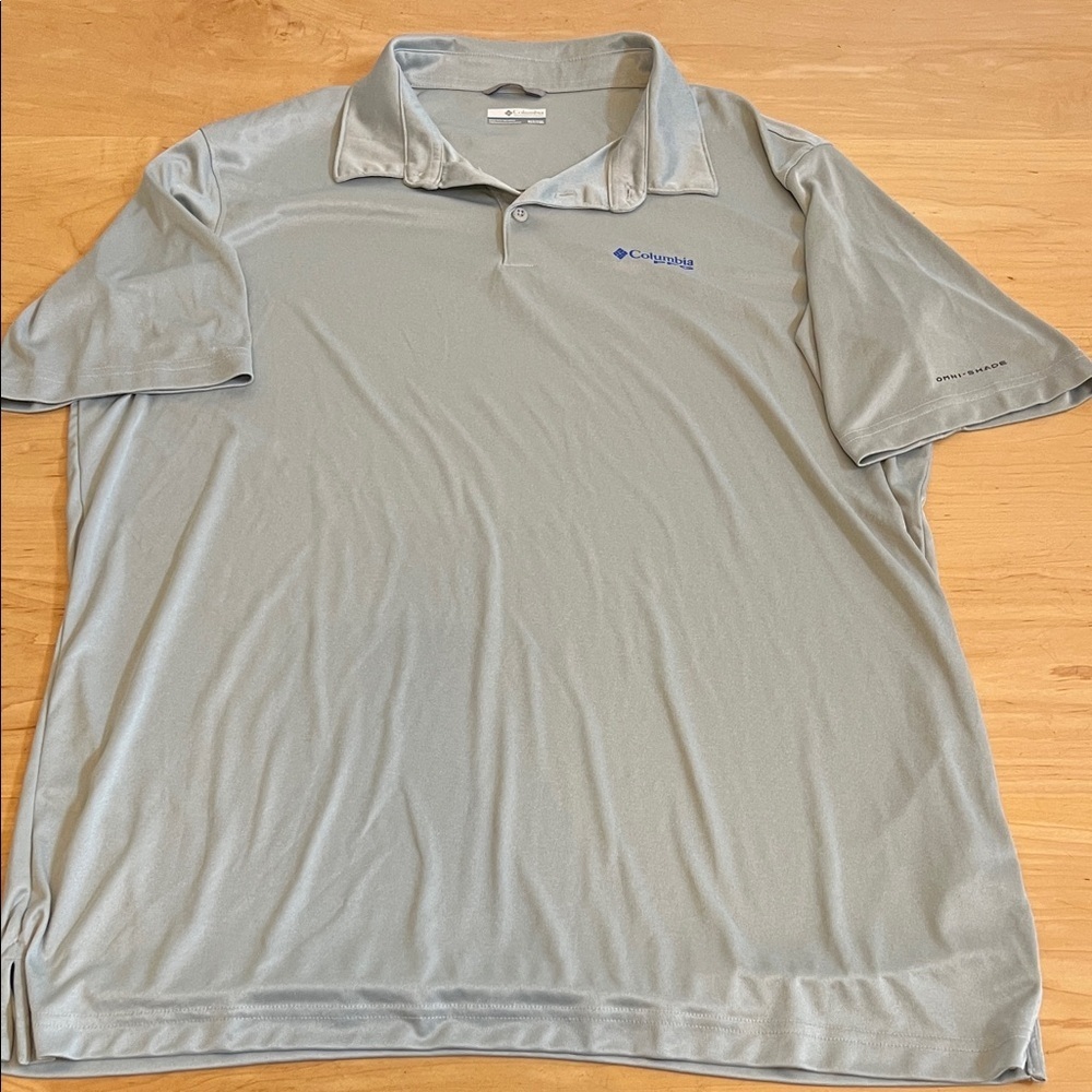 Columbia Men's Cool Gray Polo Shirt